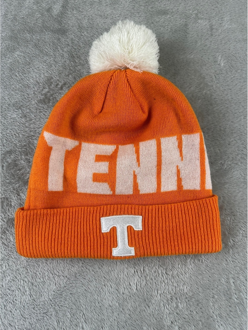 adidas Tennessee Volunteers Beanie 2014 Orange White Pom Pom Hat NCAA Vols